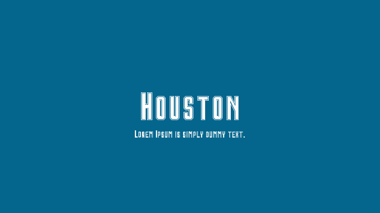 Houston Font Family