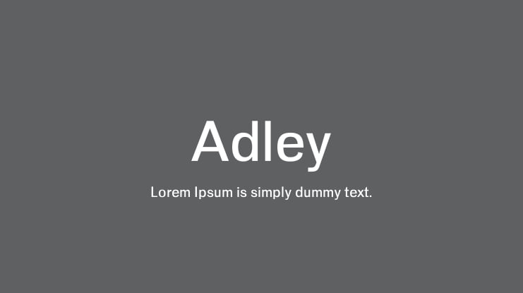 Adley Font Family