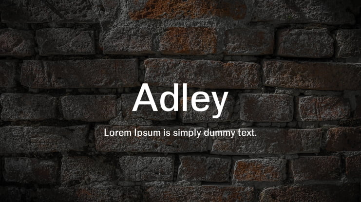 Adley Font Family