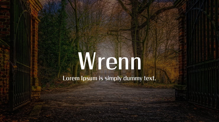 Wrenn Font Family
