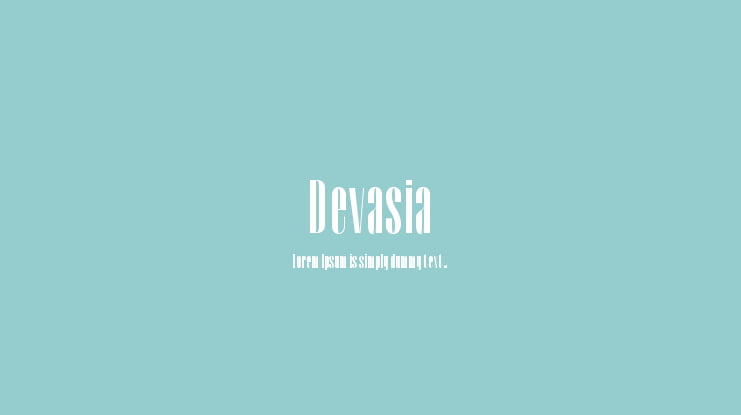 Devasia Font Family