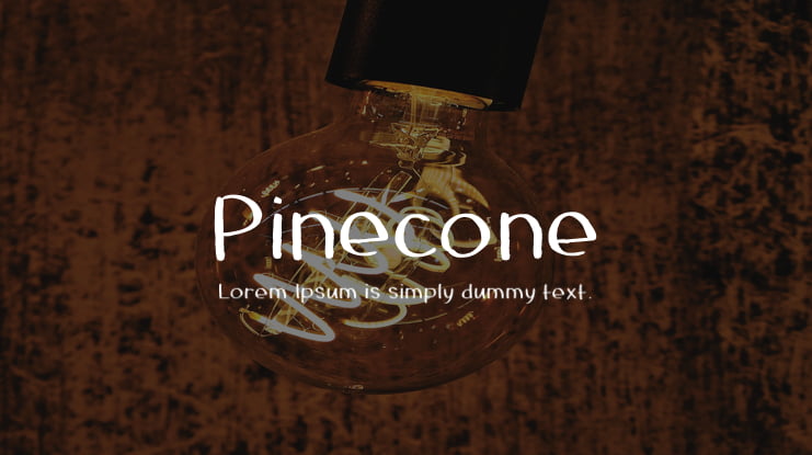 Pinecone Font