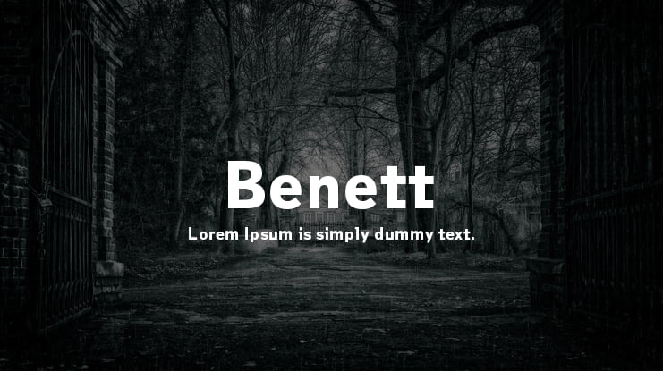 Benett Font Family