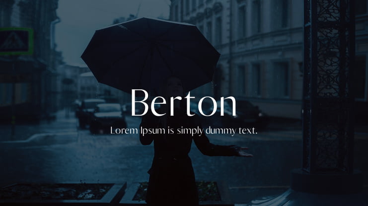 Berton Font Family