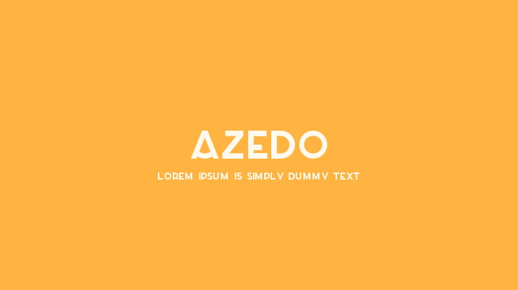 Azedo Font Family