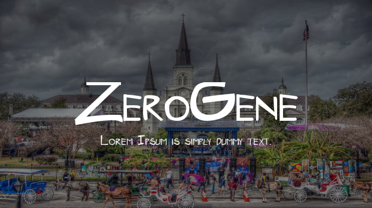 ZeroGene Font