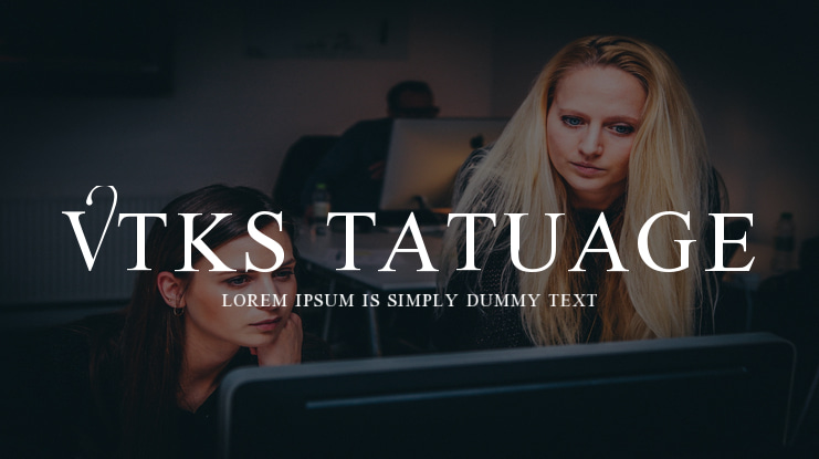 Vtks Tatuage2 Font