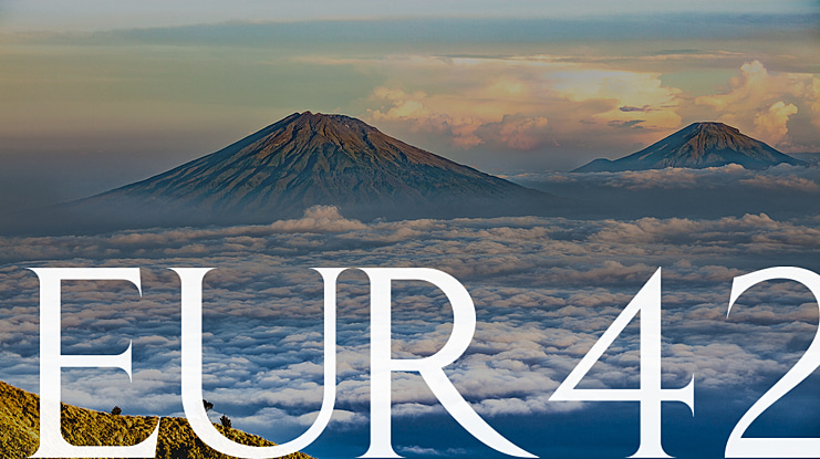 EUR42 Font