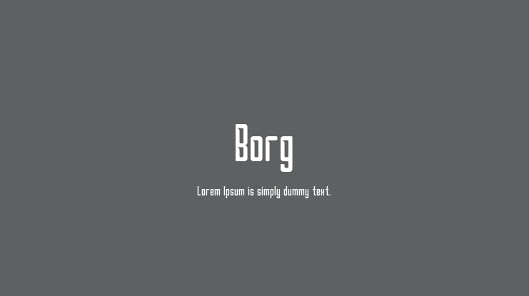 Borg Font