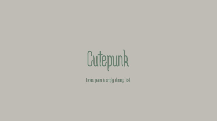 Cutepunk Font Family