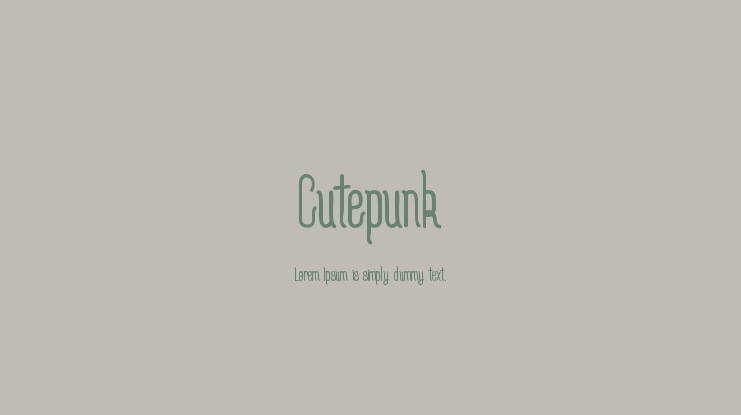 Cutepunk Font Family