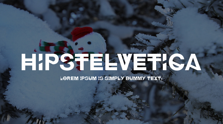 Hipstelvetica Font Family