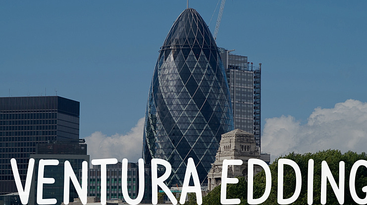 Ventura Edding Font Family