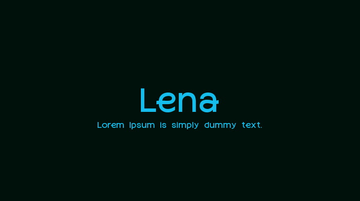 Lena Font
