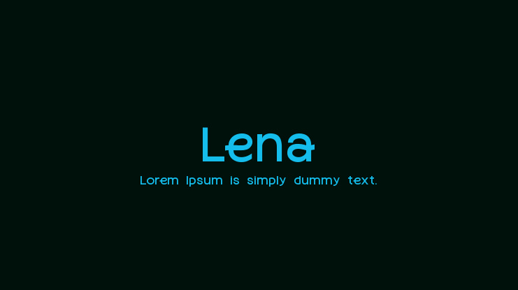 Lena Font