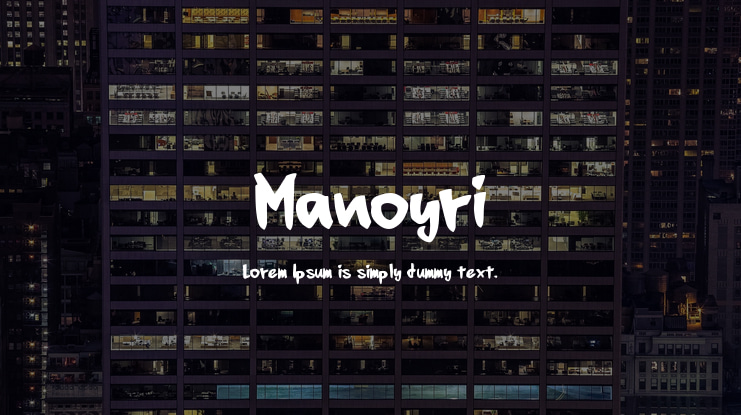 Manoyri Font