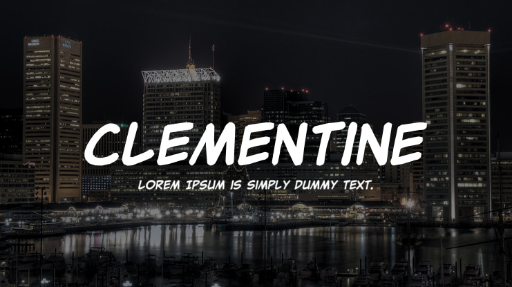 Clementine Font Family