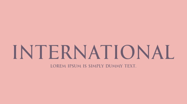 International Font