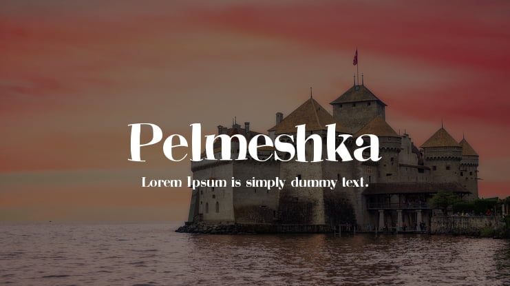 Pelmeshka Font