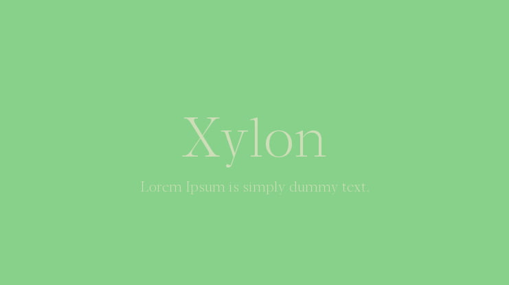 Xylon Font