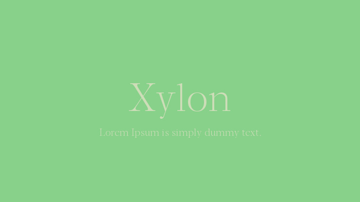 Xylon Font