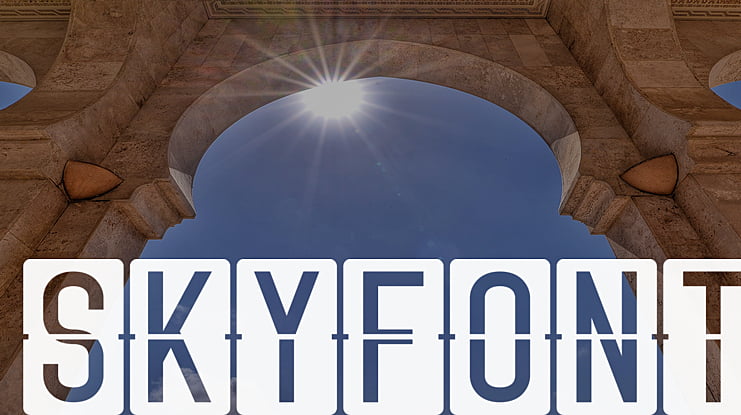 Skyfont Font