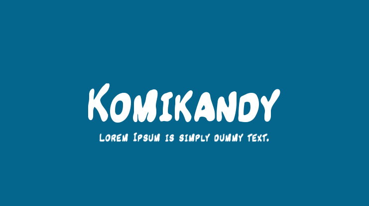 Komikandy Font