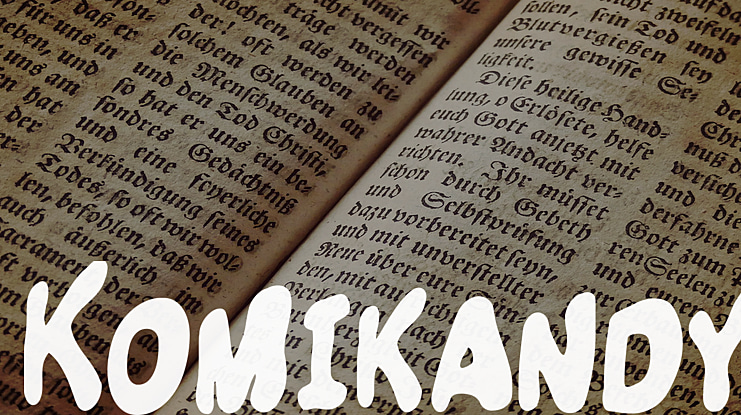 Komikandy Font