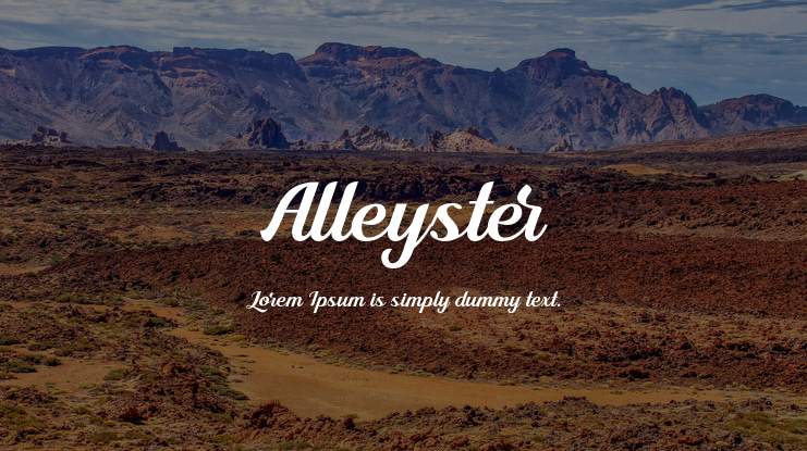 Alleyster Font