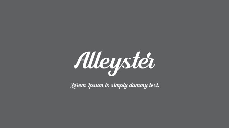 Alleyster Font