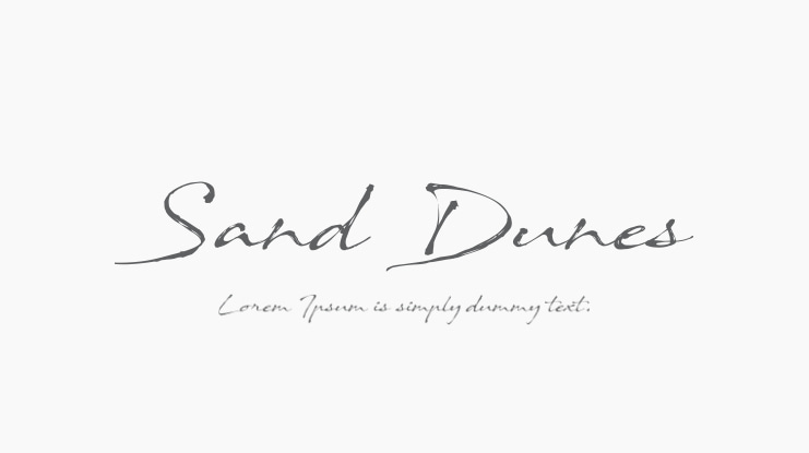 Sand Dunes Font
