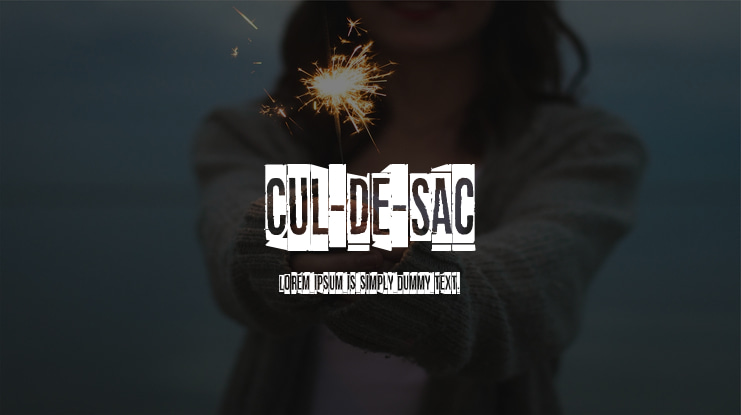 Cul-De-Sac Font