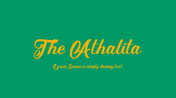 The Athalita Font