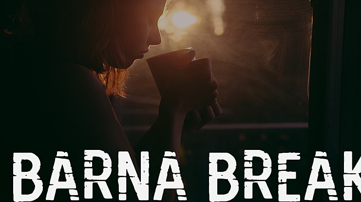 Barna Break Font