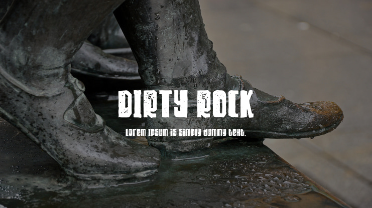 DIRTY ROCK Font