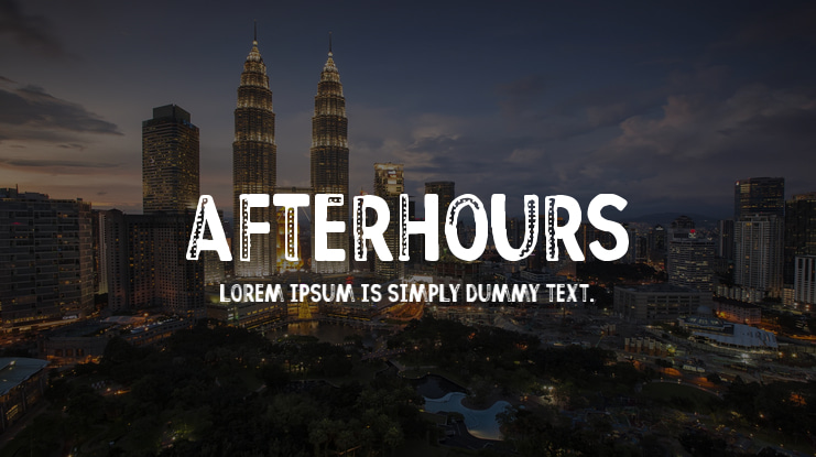 Afterhours Font