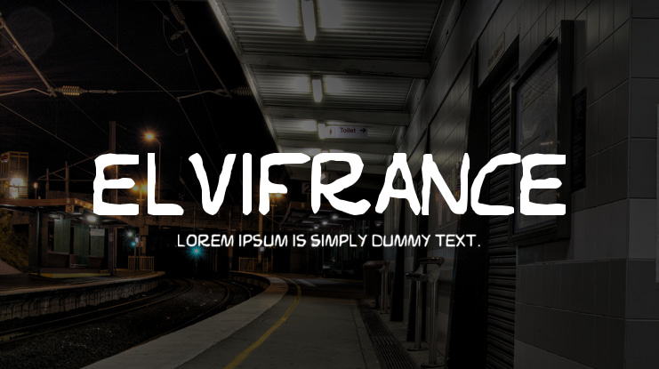 Elvifrance Font