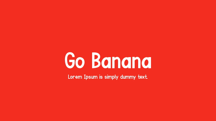Go Banana Font