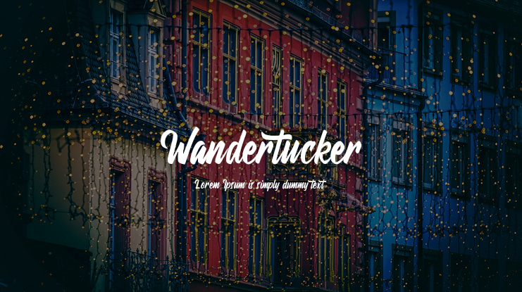 Wandertucker Font
