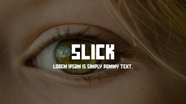 slick Font