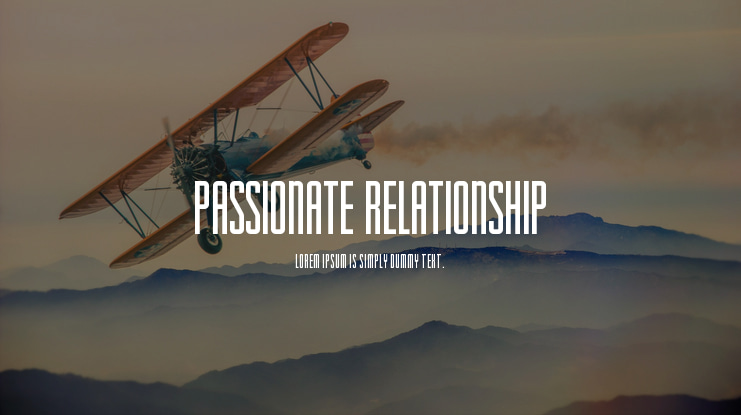 Passionate Relationship Font