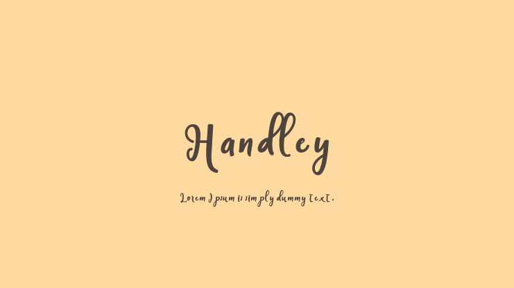 Handley Font