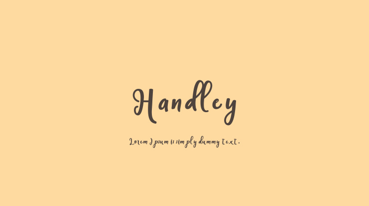 Handley Font