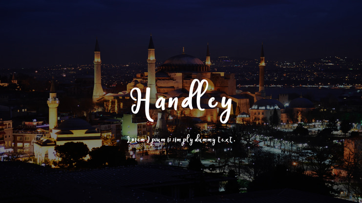 Handley Font