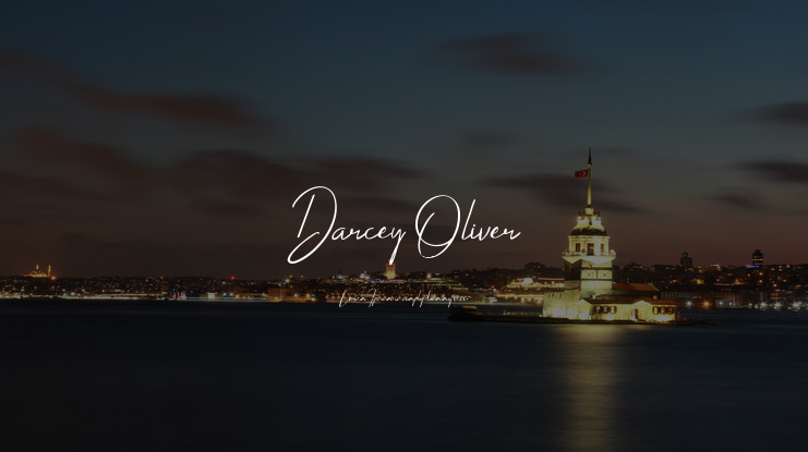 Darcey Oliver Font