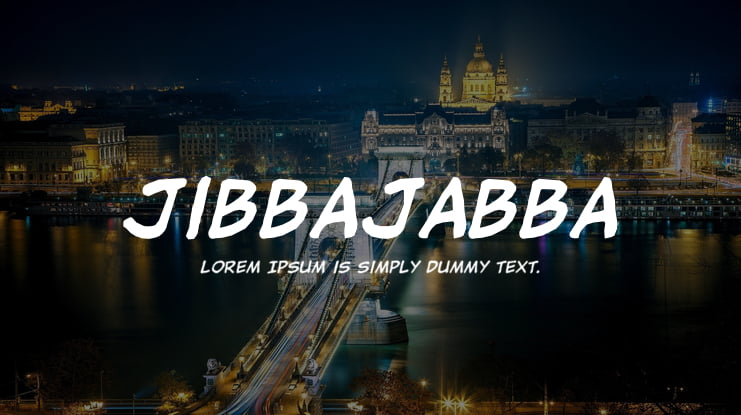 Jibbajabba Font Family