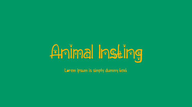 Animal Insting Font