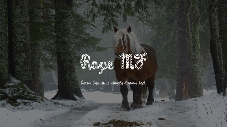 Rope MF Font