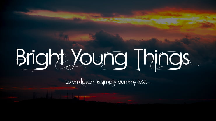Bright Young Things Font