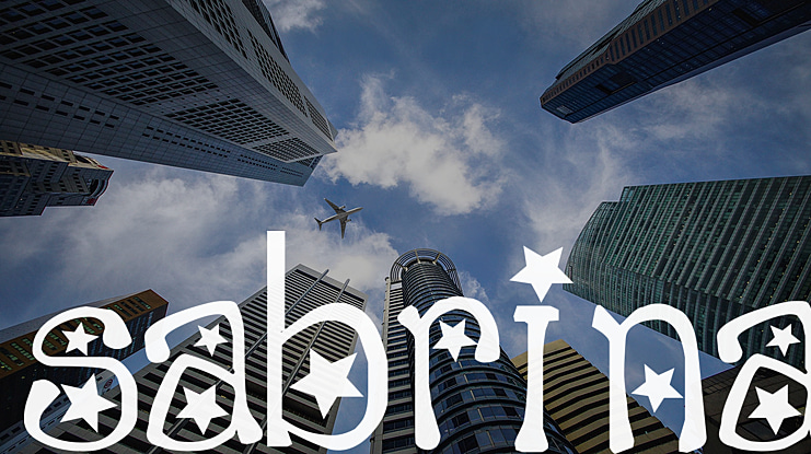 sabrina star Font Family